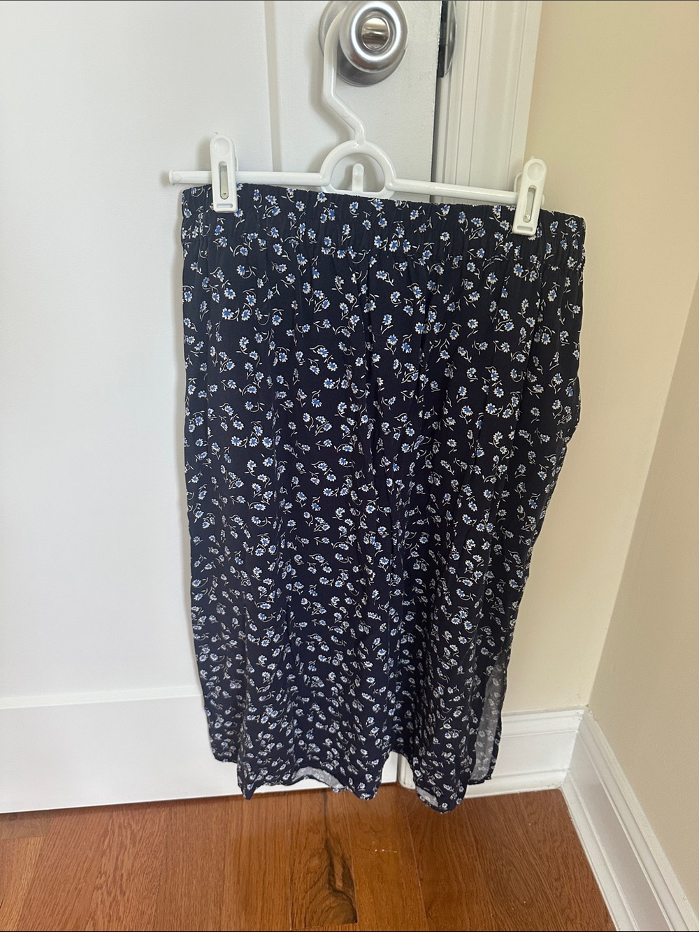 Floral midi skirt